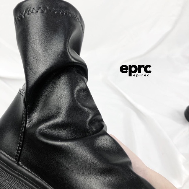 Boots giày da mềm cổ thấp