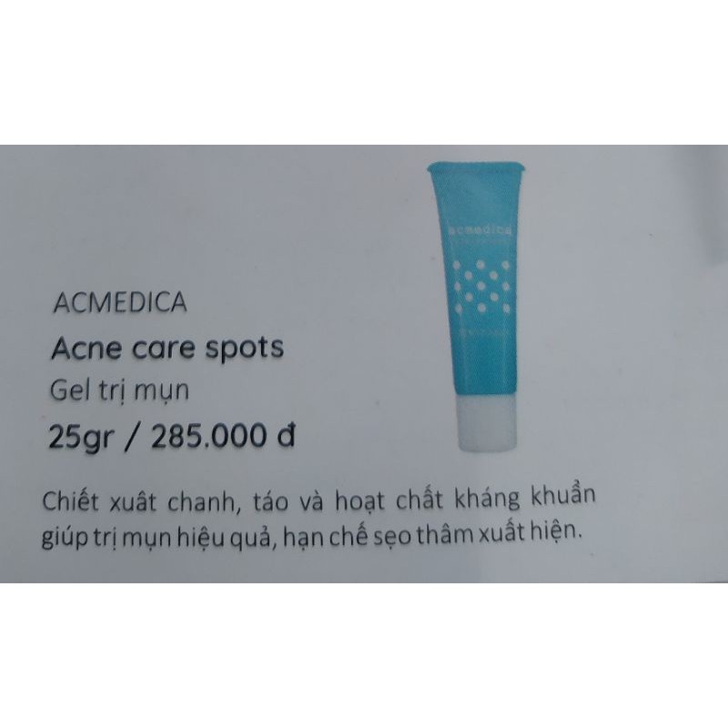 Kem Chấm Mụn Naris Cosmetic Acmedica Acne Care Spots 25g