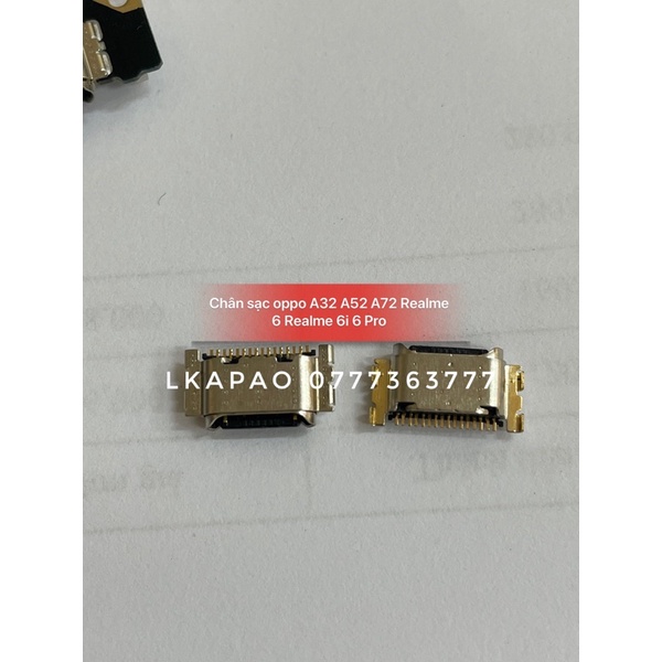 chân sạc rời oppo a52 a72 Realme 6 6i 6 pro reno 4