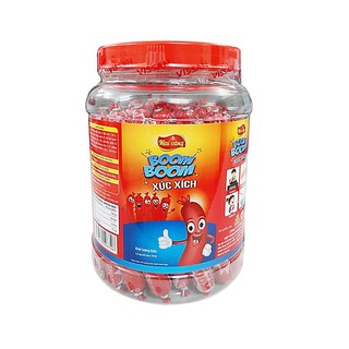 Xúc xích tiệt trùng vissan boom boom hũ 50 cây