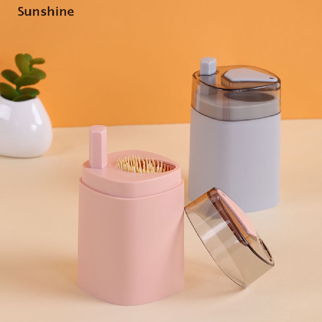 Hộp Đựng Tăm Xỉa Răng Tự Động Nhiều Màu Sắc Bằng Nhựa PP