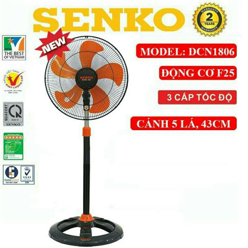 Quạt đứng công nghiệp Senko DCN 1806