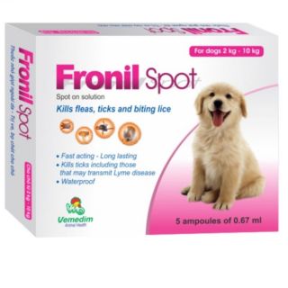 Nhỏ gáy trị ve rận bọ chét Fronil Spot cho chó mèo
