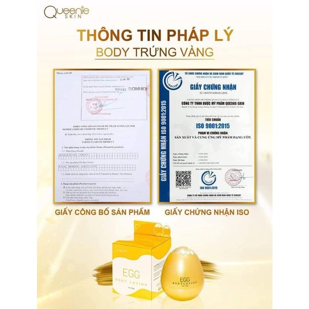 [Chính Hãng] Body Trứng Vàng EGG Chính Hãng ( tặng kèm serum Huyết Thanh ) | BigBuy360 - bigbuy360.vn
