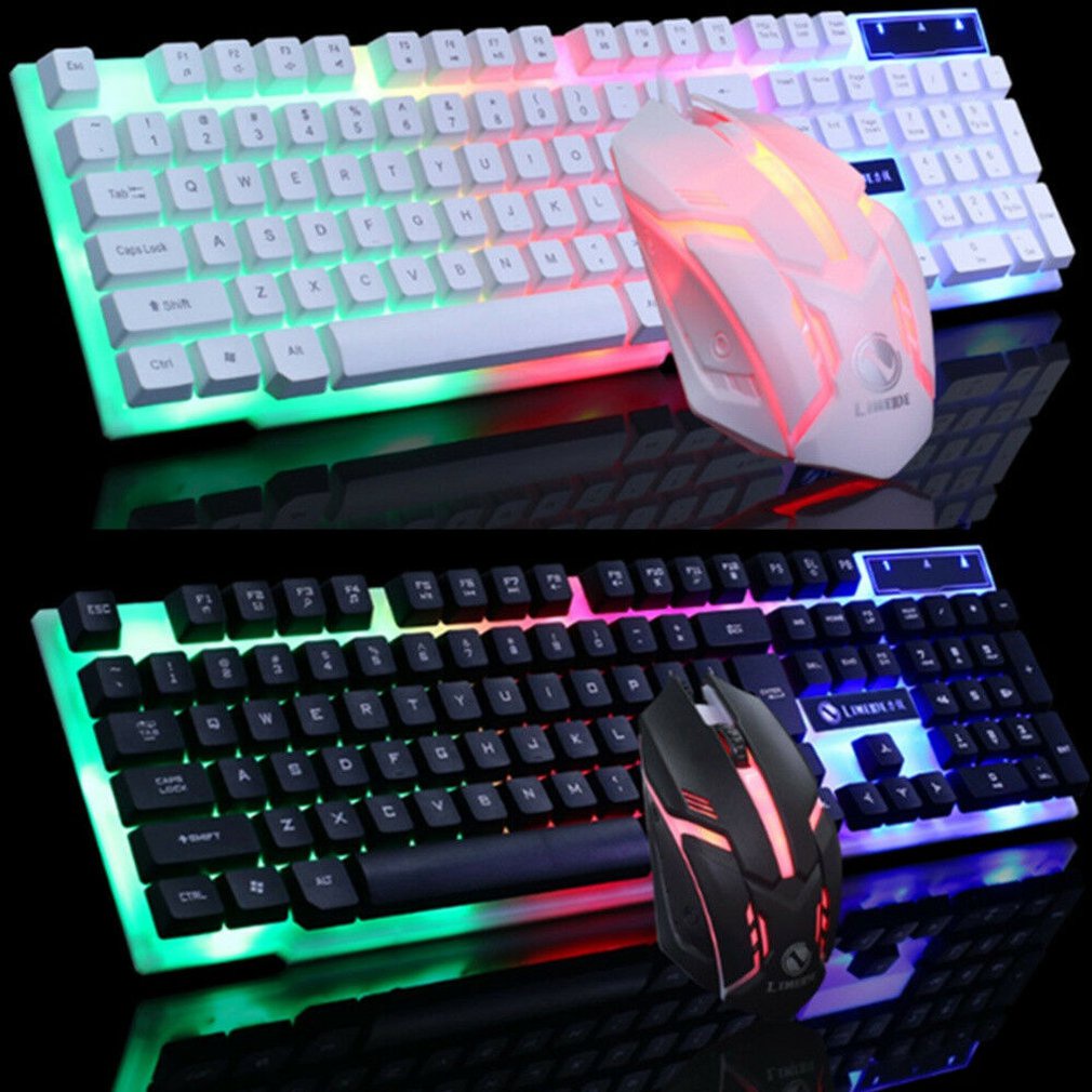 1 bộ bàn phím chơi game GTX300 có dây và đèn LED nền cho latop