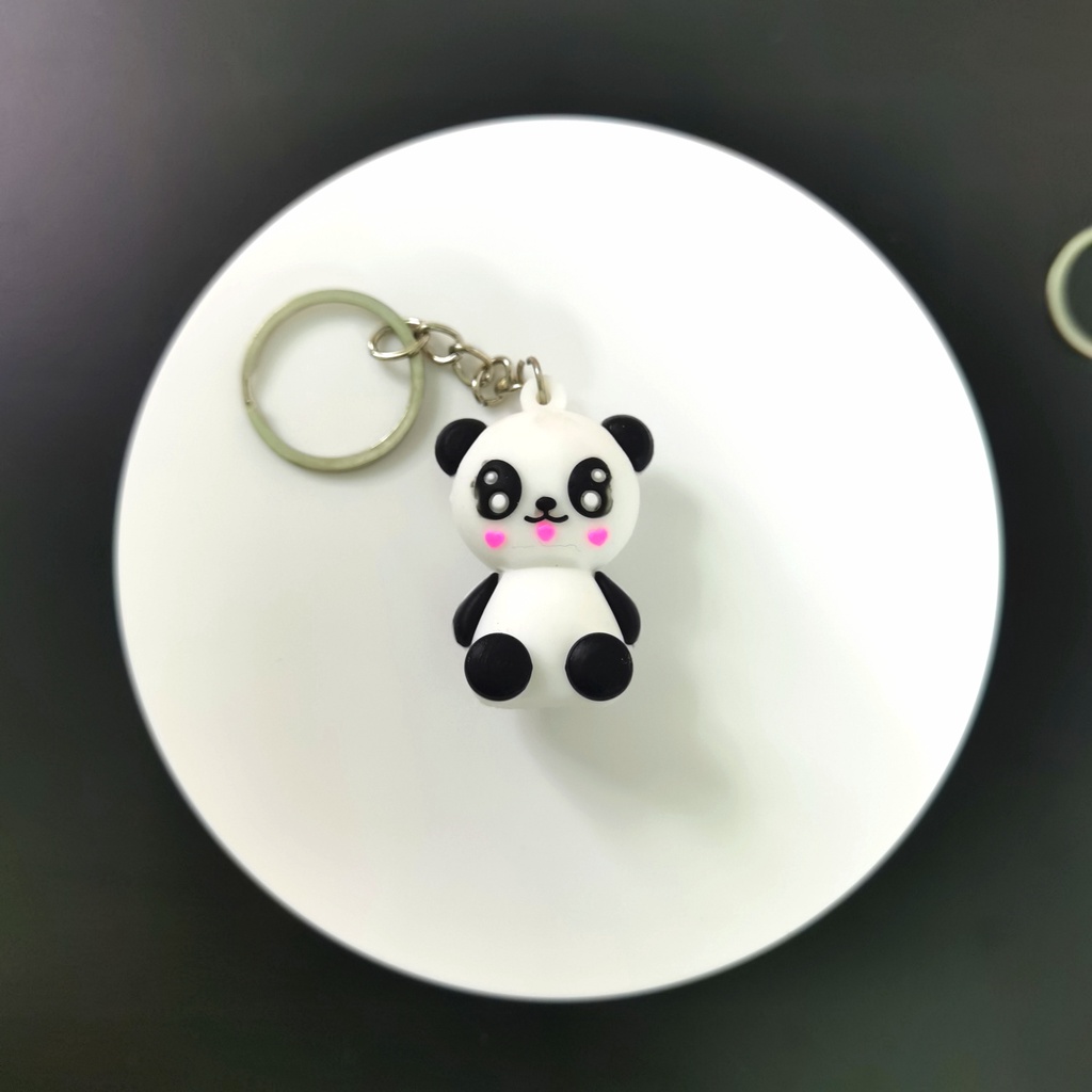 GIÁ SỈ  [CHỌN MẪU] MÓC KHOÁ silicone đầy đủ ba chiều 3D PVC treo balo túi xách