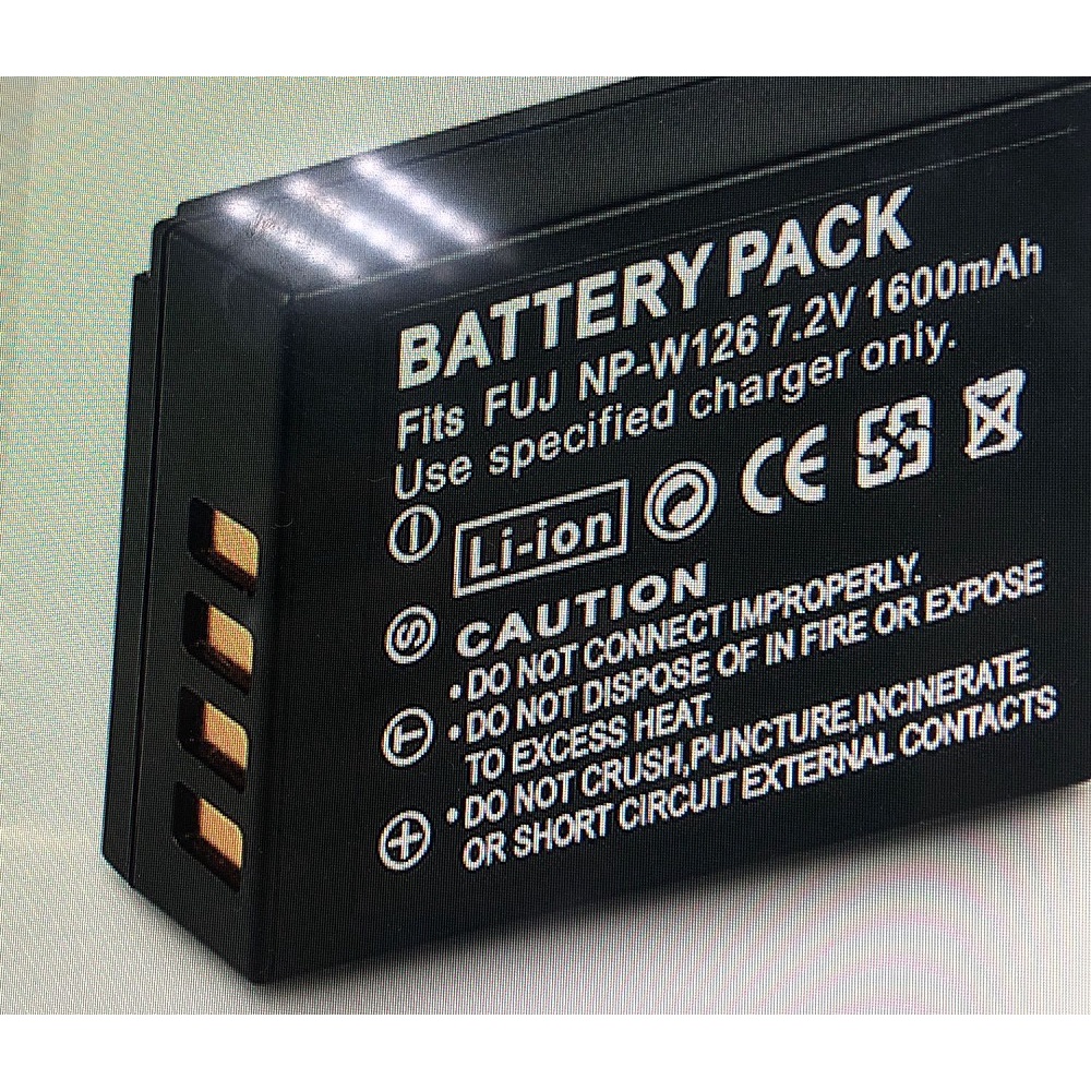 PIN MÁY ẢNH NP-W126 - Pin Cho Máy Ảnh Fujifilm Li-ion 7.2V 1600mAh 11.5Wh