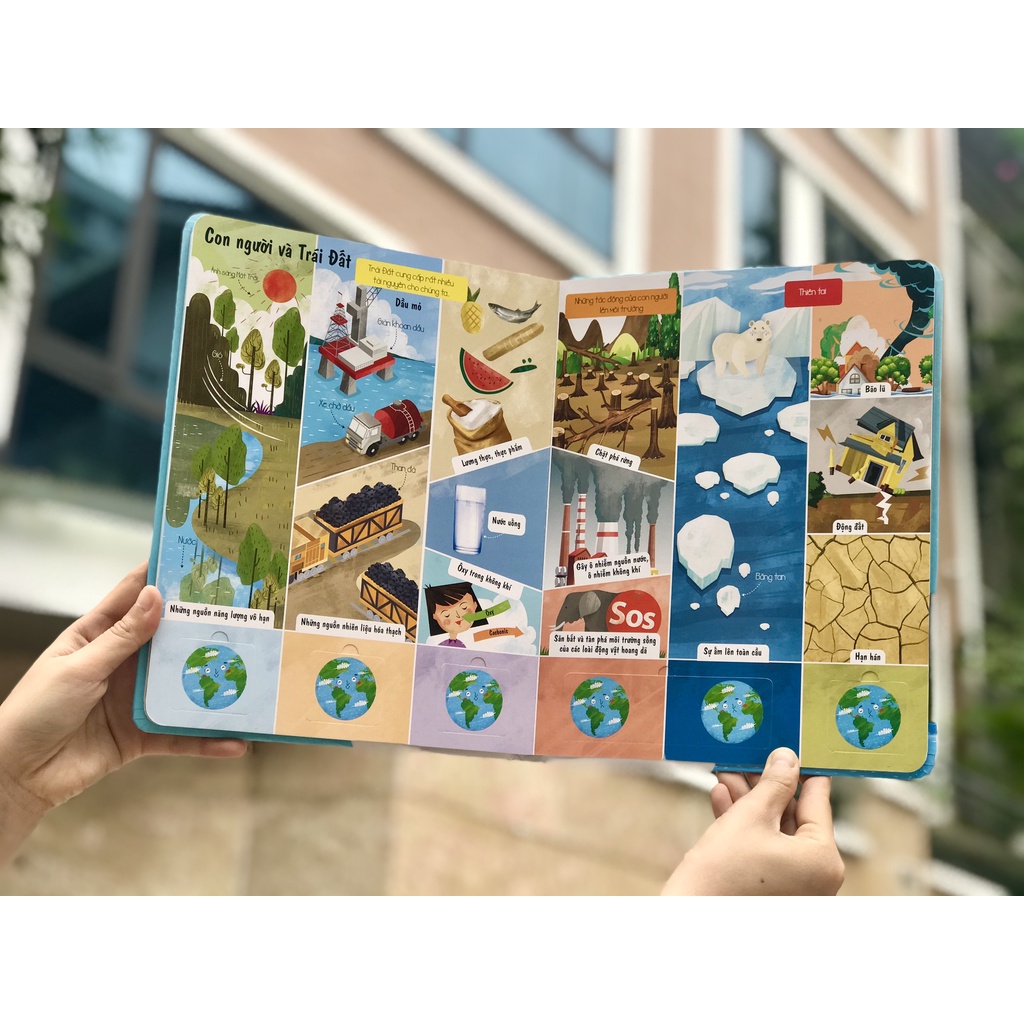 SÁCH - Lift-The-Flap - Lật mở khám phá - Planet Earth - Trái Đất của chúng ta
