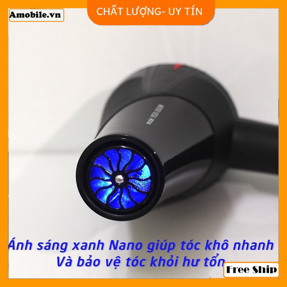 Máy sấy tóc panasonic dùng là thích/ may say toc tạo kiểu Công Suất Lớn 3500W tạo phồng, uốn xoăn bởi ba mức nhiệt