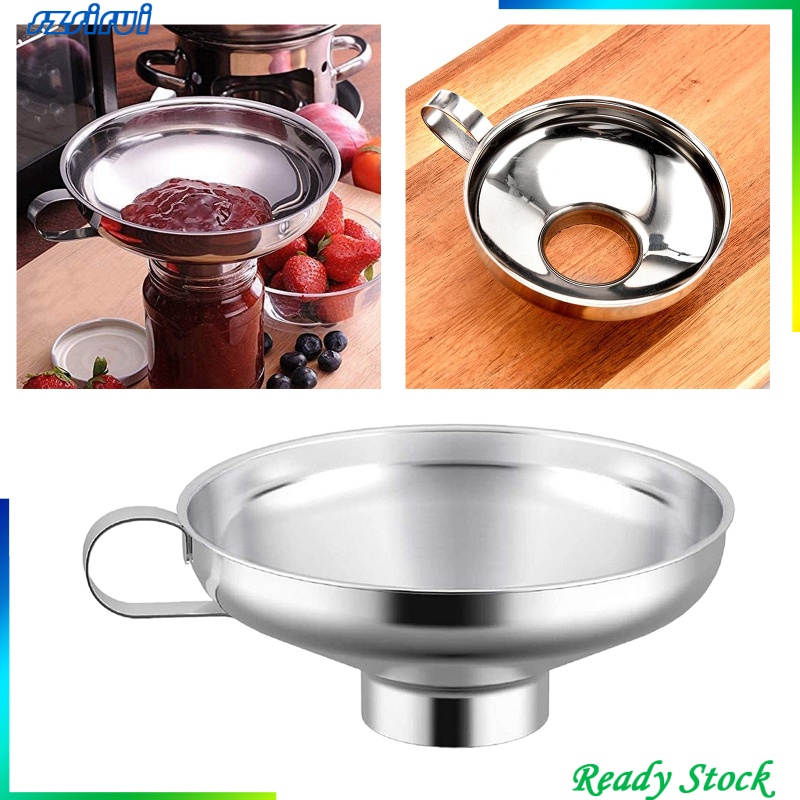 Phễu Miệng Rộng Bằng Thép Không Gỉ Cho Mason
