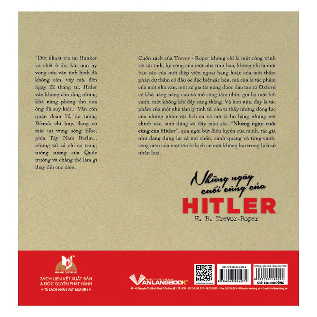 Sách - Những Ngày Cuối Cùng Của Hitler