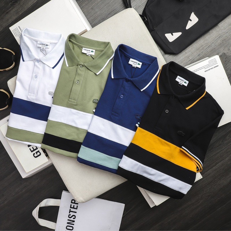Áo thun cổ bẻ lacoste