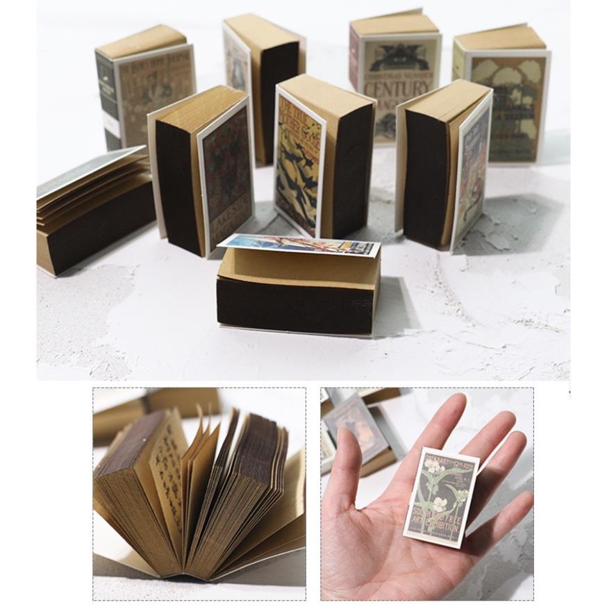 Giấy ghi chú KOGANO giấy note ghi nhớ 122 tờ 56 x 35 mm họa tiết retro cổ điển cá tính SSN-001367