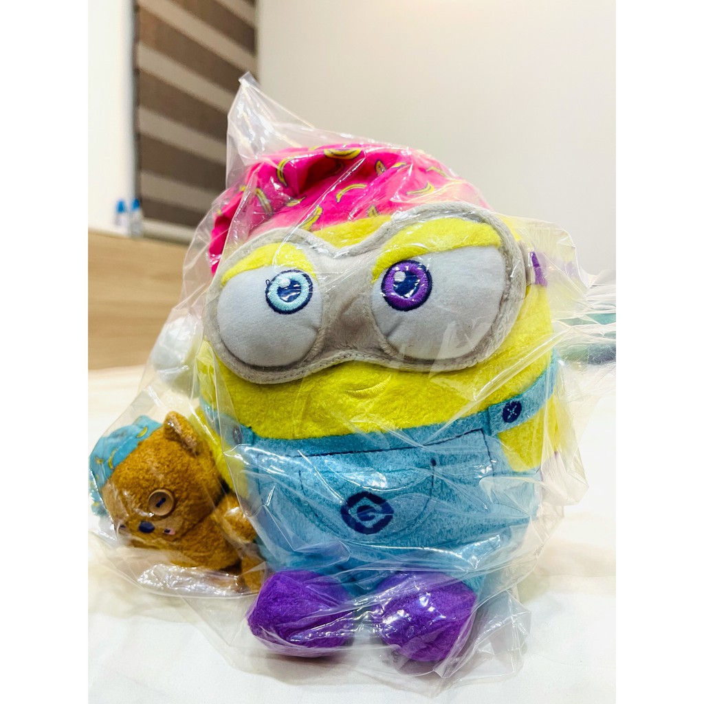 Gấu bông MINION phiên bản Minion Relax Bob & Fluffy - Hàng Nhật chính hãng Universal Japan