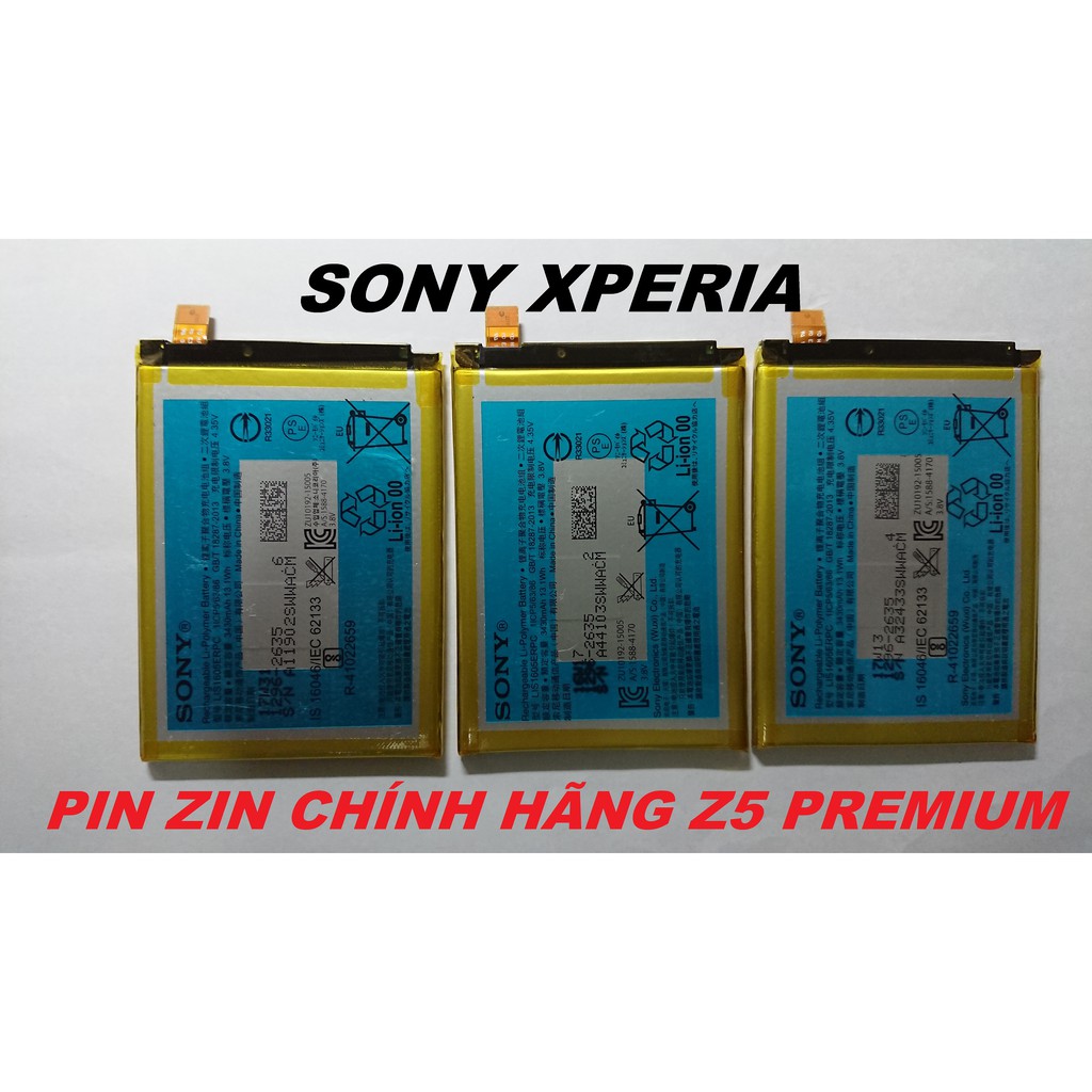 PIN ZIN NEW CHÍNH HÃNG SONY XPERIA Z5 PREMIUM-E6883