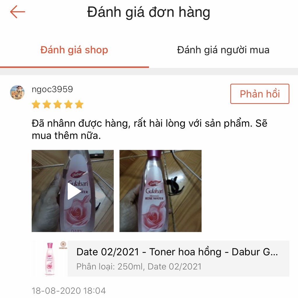 Toner hoa hồng - Dabur Gulabari Rose Water (SPK) - hebenastore