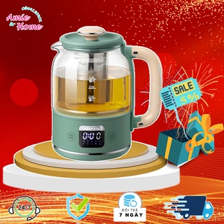 Ấm siêu tốc điện dung tích 0.8L công suất 600W BEAR thủy tinh có kèm lõi lọc inox , bảo hành chính hãng