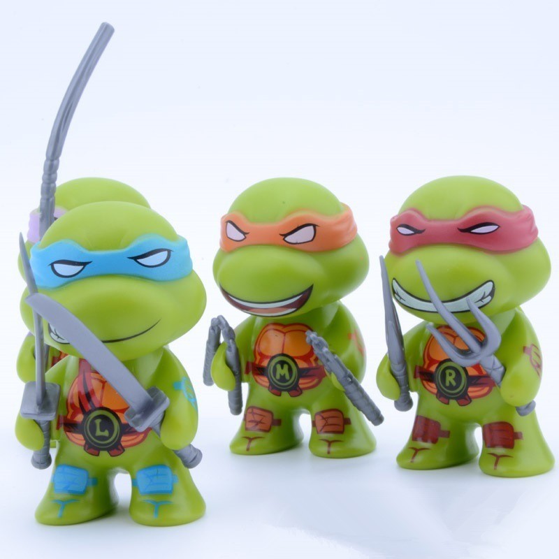 1 Mô Hình Ninja Rùa Hoạt Hình Ninja Rùa Bằng PVC