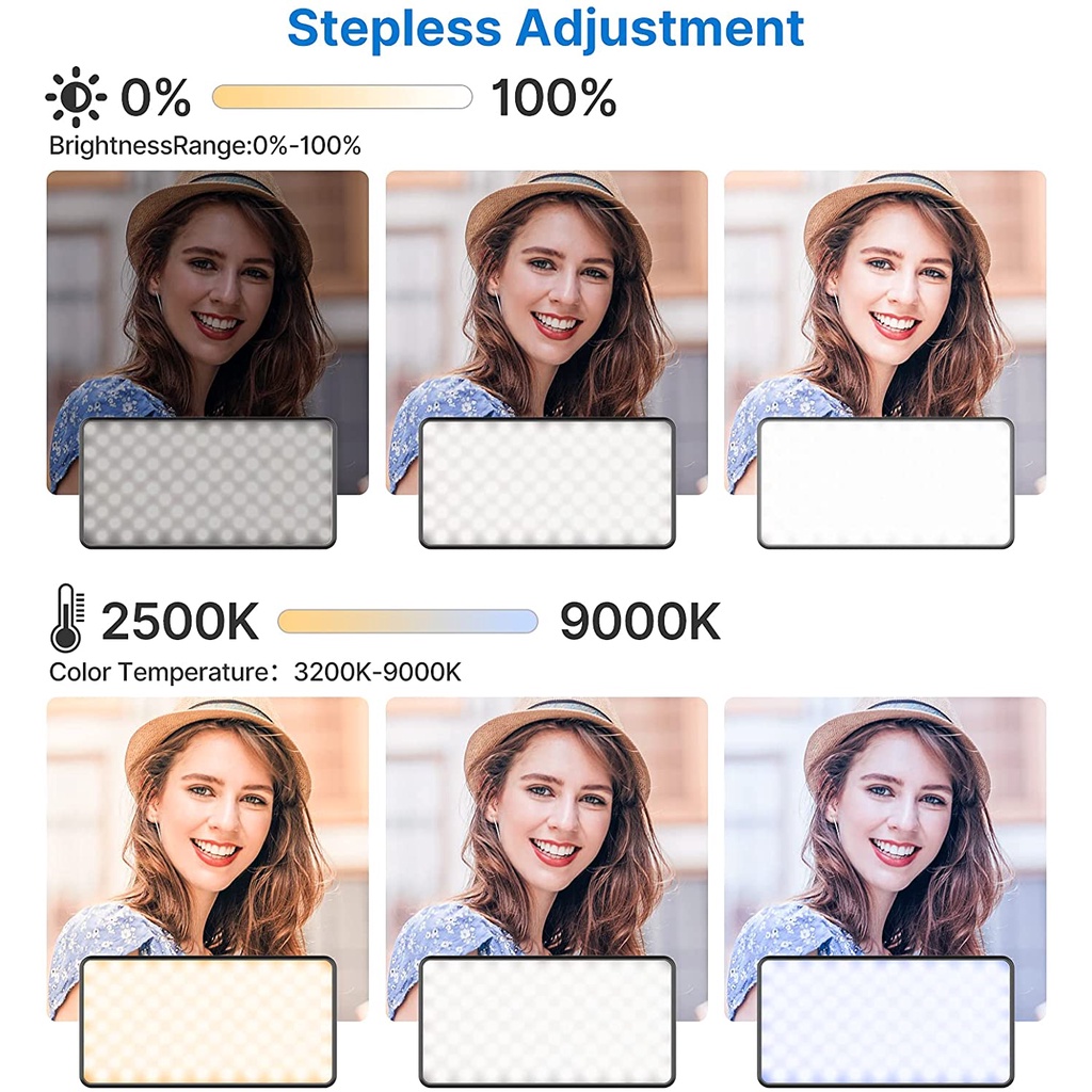 ĐÈN LED ULANZI VL200 ĐỔI MÀU BI-COLOR LED VIDEO LIGHT - HÀNG CHÍNH HÃNG