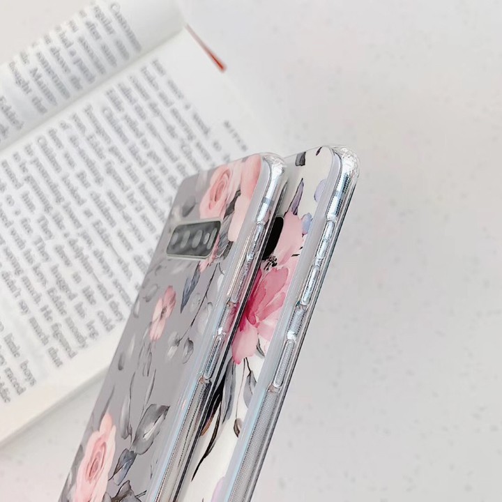 Ốp Lưng A50/A50s/A51/S10/S10 Plus/S20/S20 Plus/S20 Ultra/Note 10/Note 10 Plus TPU Họa Tiết Lá - Mã TZSC204