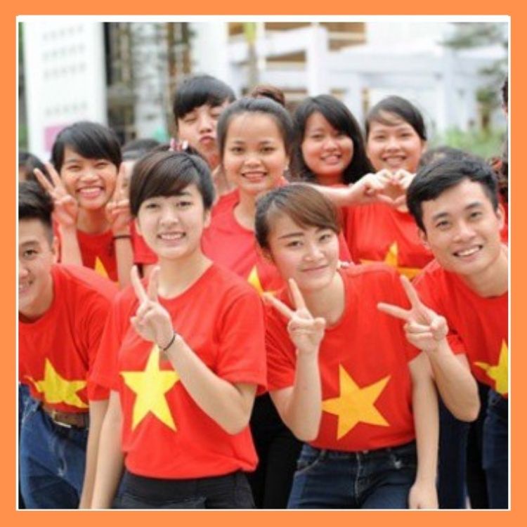 Áo cờ đỏ sao vàng, Áo tập Gym, Yoga, áo đồng phục đội nhóm, cổ vũ , hội thao số lượng lớn sẵn kèm video