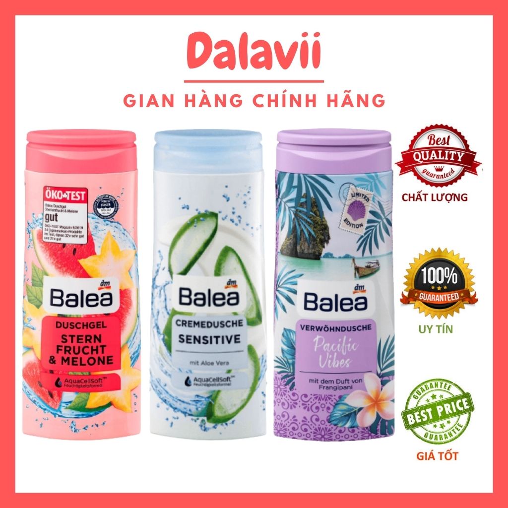 Sữa tắm Balea 300ml nội địa Đức - Shop Dalavii