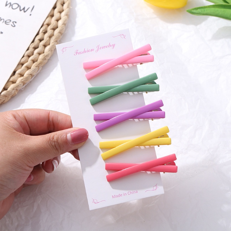 Kẹp tóc mỏ vịt nhiều màu sắc tuỳ chọn dễ thương cho nữ