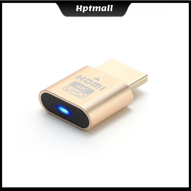 Đầu cắm giả lập ảo hóa màn hình khóa có thể tương thích với HDMI độ phân giải siêu cao 4K BK