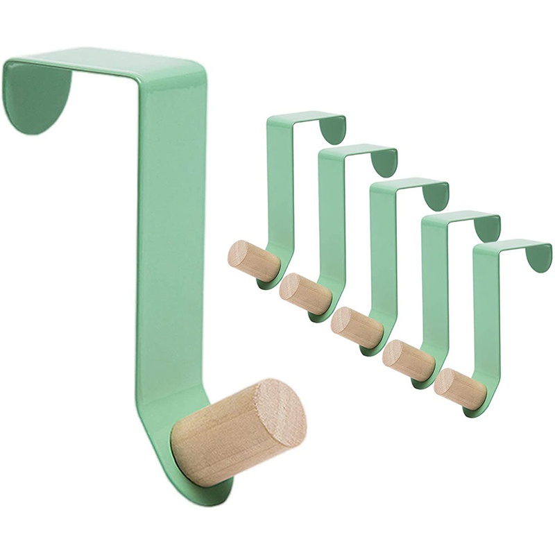 Bộ 6 Móc Treo Đồ Bằng Kim Loại Chắc Chắn Tiện Dụng
