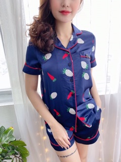 Bộ Ngủ Lụa Xuất Dư Cao Cấp