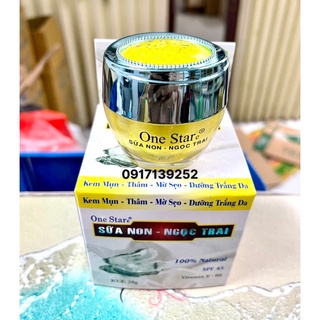 Kem sữa non ngọc trai mụn thâm mờ sẹo dưỡng trắng da one star