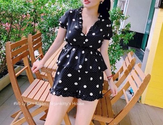 Set áo peplum bigsize ( set bikini Ngọc ngố)
