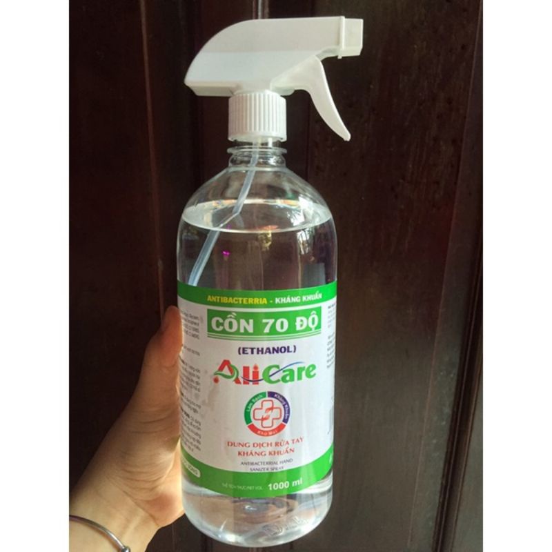 Cồn 70 độ AliCare 1000ml kháng khuẩn