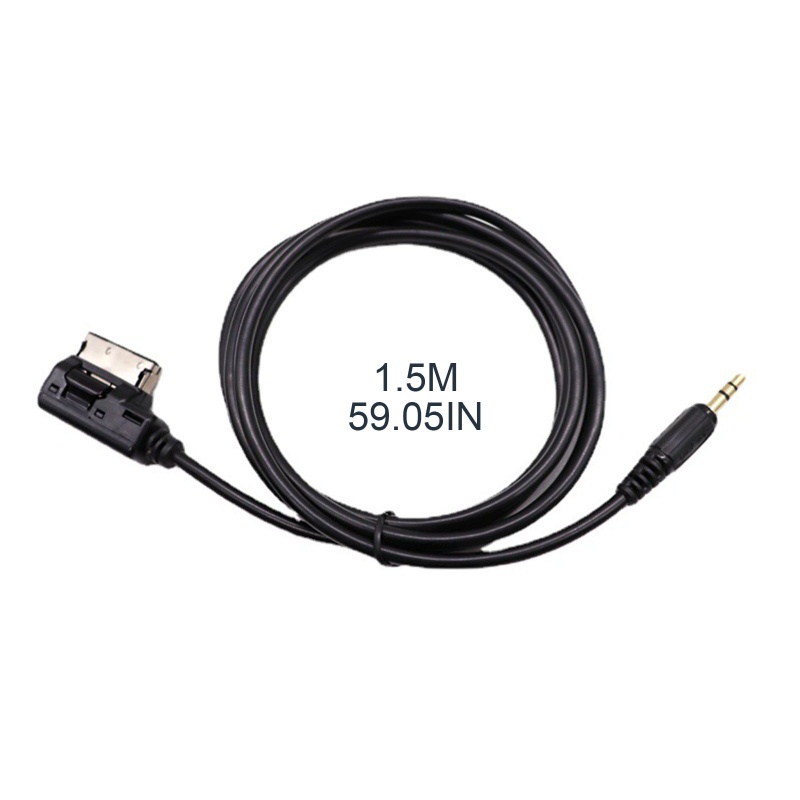 Cáp Chuyển Đổi Giao Diện Âm Thanh SUN 59 AMI MMI Sang 3 5mm AUX MP3 Cho A6L Q3 Q5 Q7 A8 S5 A3 A4L