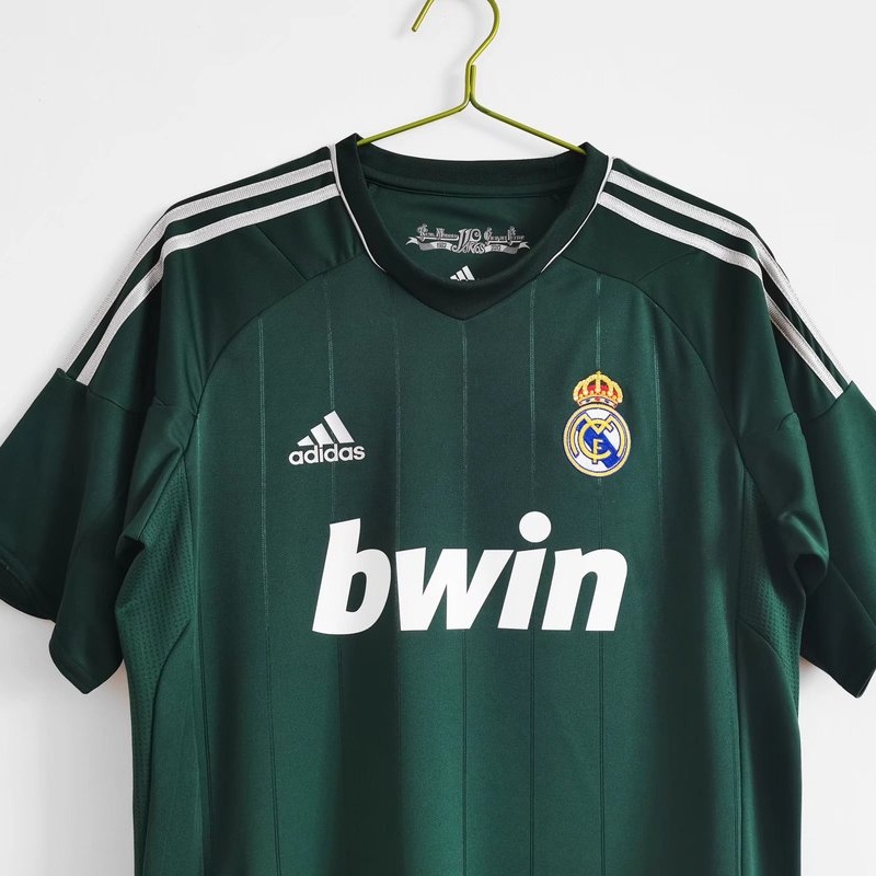 Áo Thun Đá Banh Tay Ngắn Phong Cách Real Madrid 2012/13