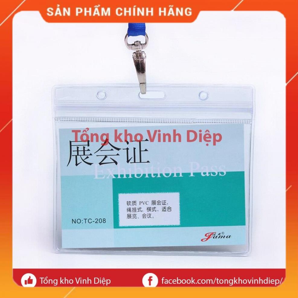 Dây đeo thẻ tên, bao đựng thẻ học sinh sinh viên, nhân viên văn phòng kèm dây