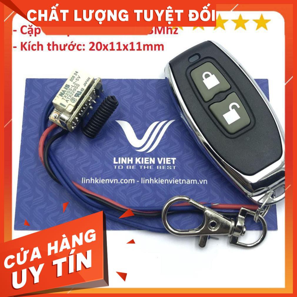 Bộ điều khiển từ xa bật tắt một thiết bị 20 MÉT , Bộ thu phát RF 1 kênh (LOẠI TỐT)