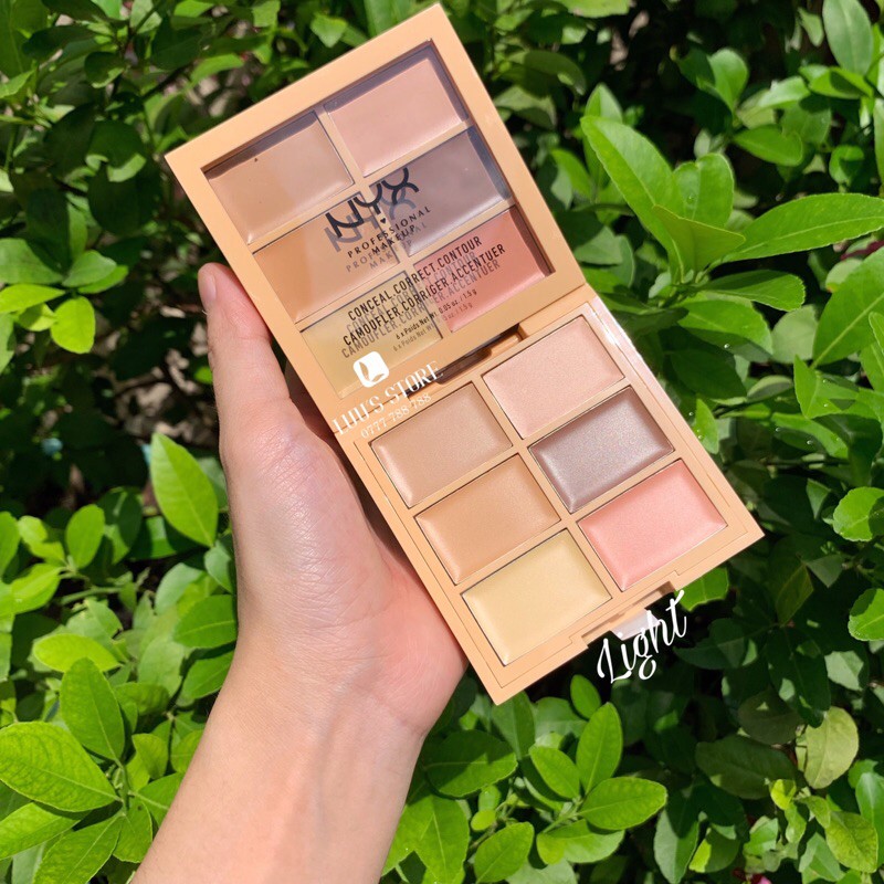 Bảng Che Khuyết Điểm NYX Tone Light