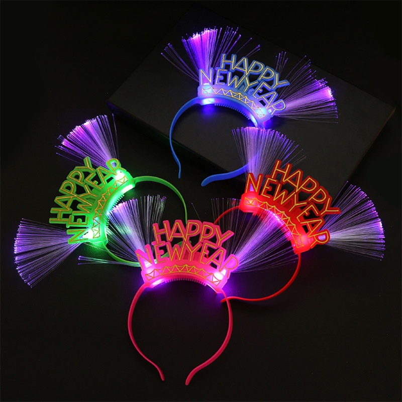 Băng Đô Sợi Quang Trang Trí Năm Mới 2022