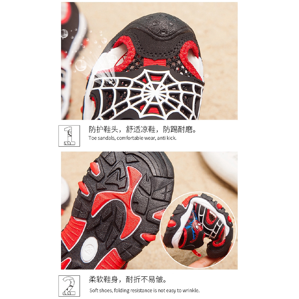 Xăng đan Đi Biển Hình Nhện Thời Trang Mùa Hè 2020 Mới Cho Bé Trai