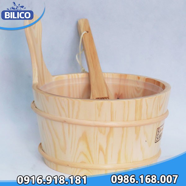 Xô muôi gáo gỗ phòng xông hơi khô | BigBuy360 - bigbuy360.vn