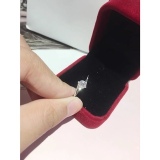 Nhẫn Bạc Ý Basic Mặt Đính Đá CZ 5mm PMJ0064
