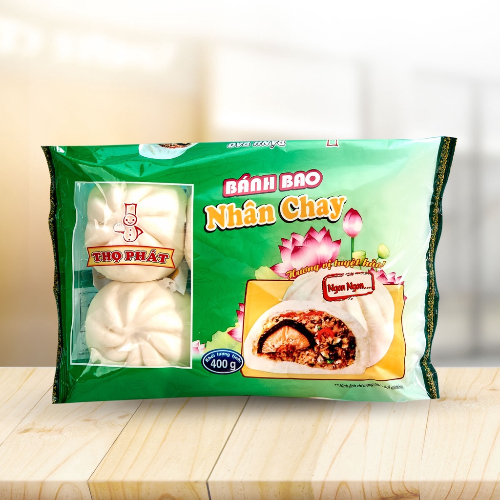 Bánh Bao Nhân Chay THỌ PHÁT FOOD 400gr