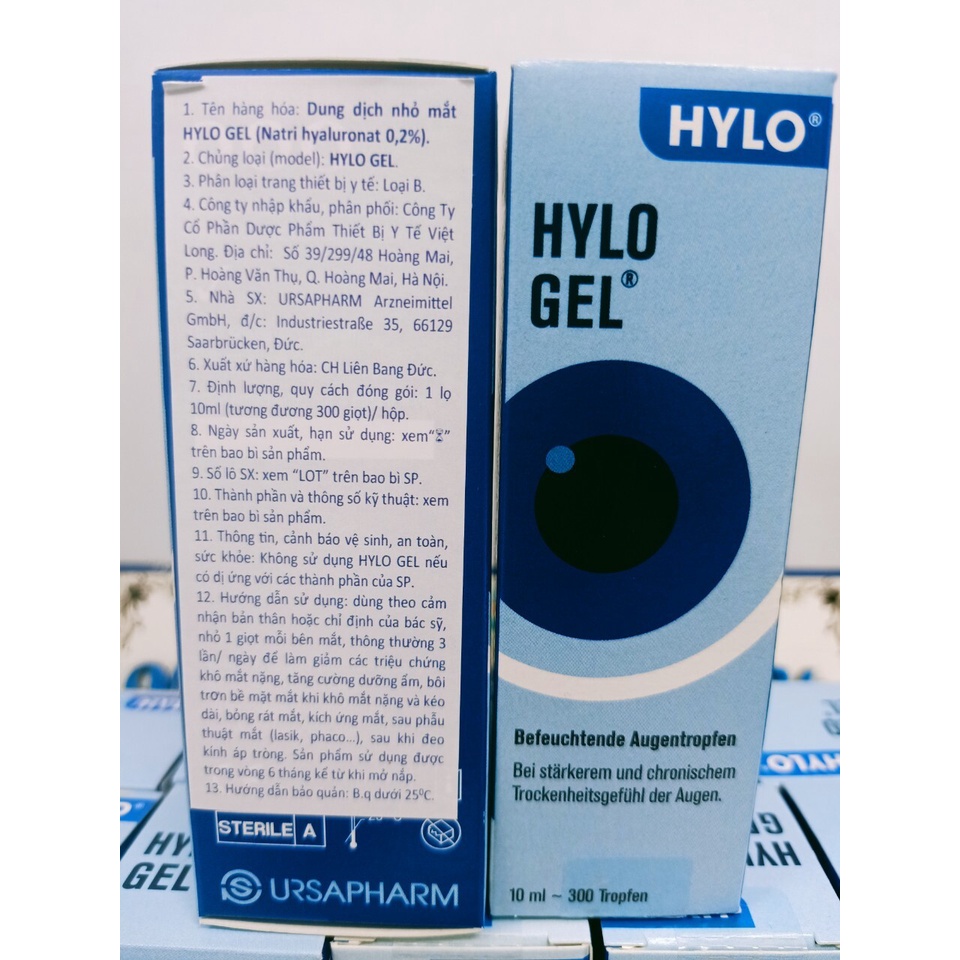 HYLO GEL 0,2% 10ml– NƯỚC MẮT NHÂN TẠO VÀ HỆ THỐNG BƠM VÔ KHUẨN ĐỊNH LIỀU COMOD