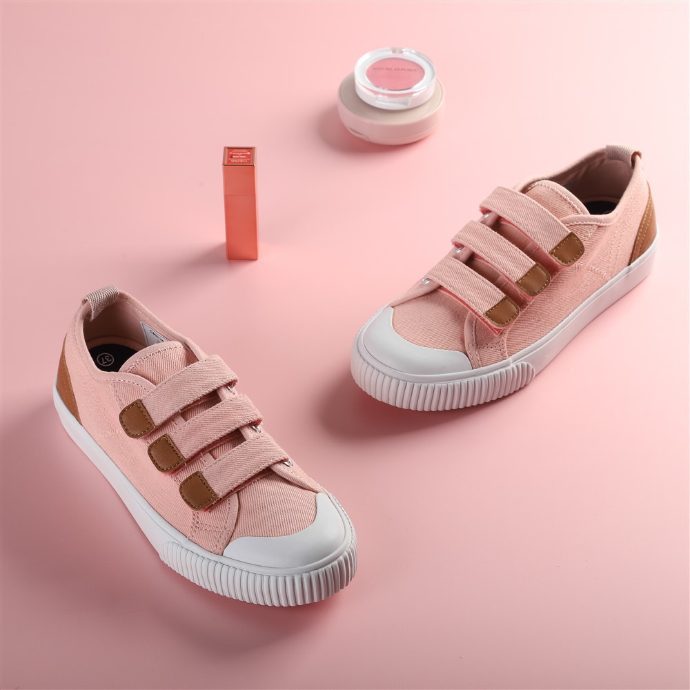 Giày Sneaker Chính Hãng Dincox/Coxshoes Dán Quai GE01 Pink