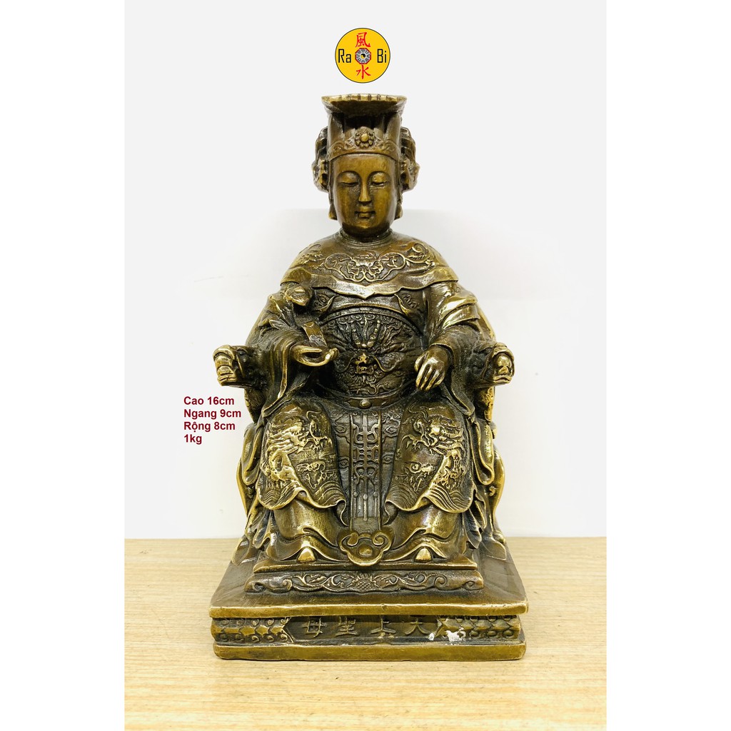 Thiên Thượng Thánh Mẫu - Thiên Hậu Nương Nương - Tượng Đồng Thờ Cúng