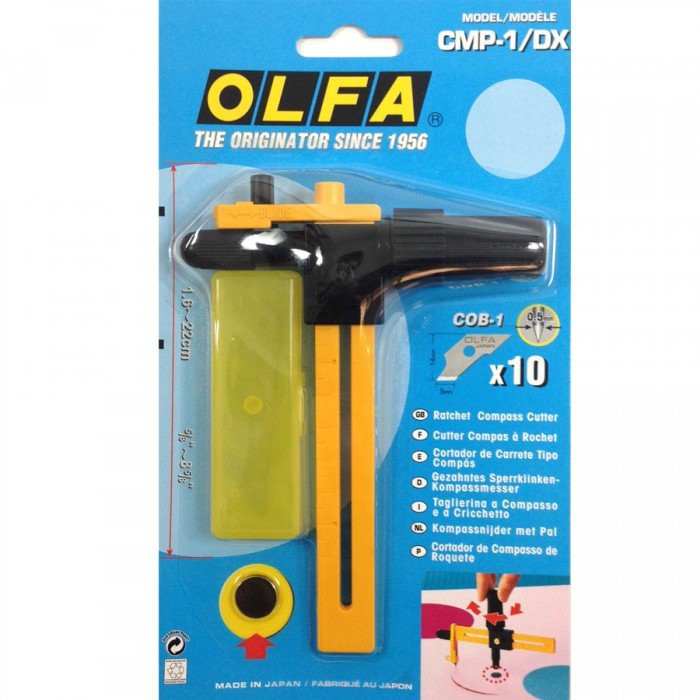 Dao la bàn cao cấp OLFA CMP-1/DX Compa Cắt Tròn Olfa (Cắt Vải, Giấy)