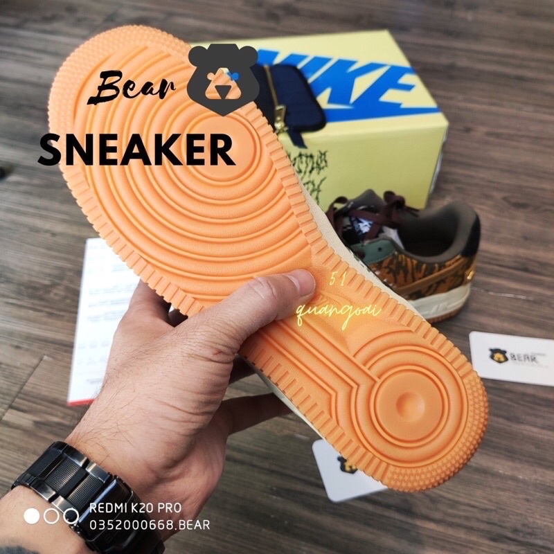 [Bear.sneaker] Giày Thể Thao AF1 Tra.vis bản BEST