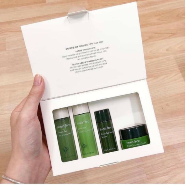 🌿Sét Dưỡng Da Trà Xanh INNISFREE Mini🌿🌿( Mẫu mới ) + dưỡng trắng, cấp ẩm, giảm dầu nhờn | BigBuy360 - bigbuy360.vn