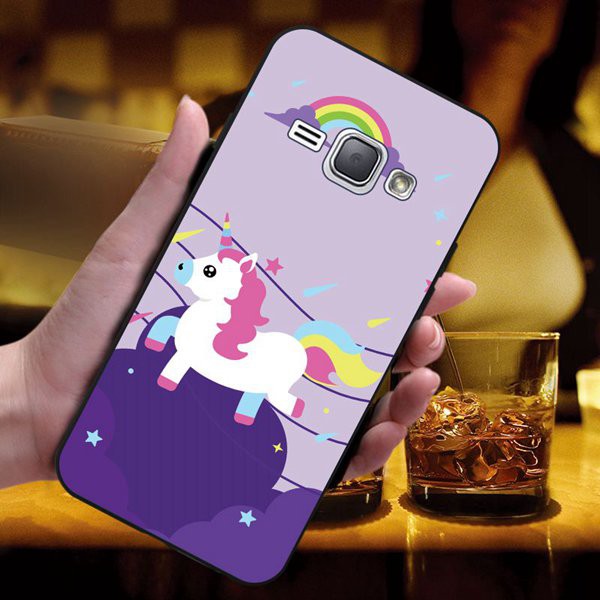 Ốp điện thoại silicone in hình ngựa & hoa cho Samsung Galaxy J1 2016 J120 | BigBuy360 - bigbuy360.vn